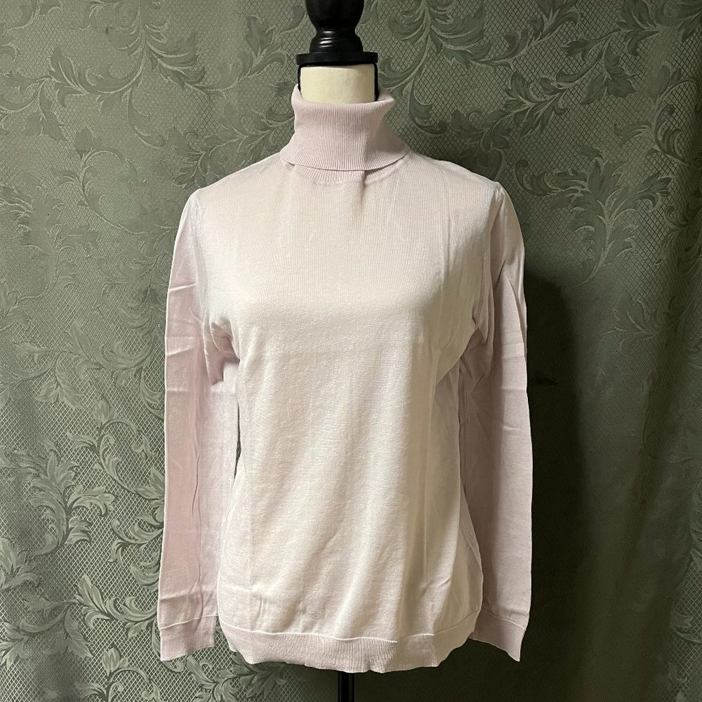 Cuyana Cotton Cashmere Turtleneck Sweater
